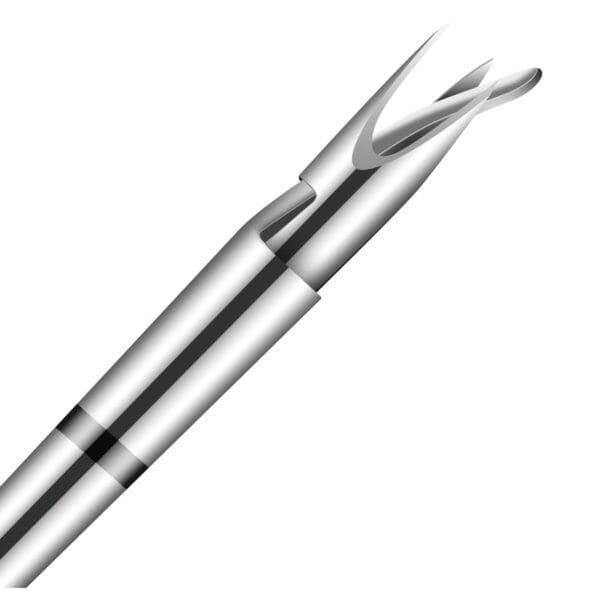 Lung biopsy needle for accurate lung tissue sampling