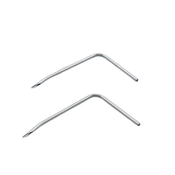 Curved surgical needle for precision suturing