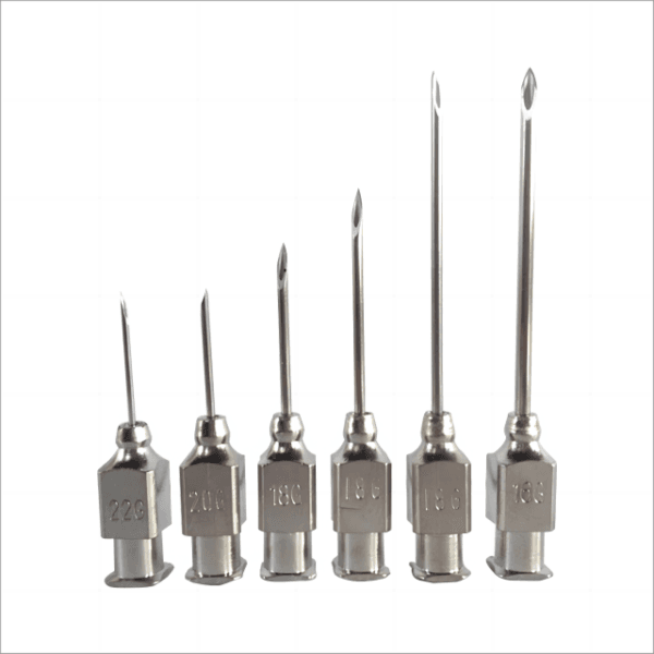 Veterinary syringe needle for safe and precise animal injections