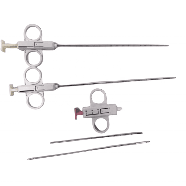 Semi-automatic biopsy needle for tissue sampling