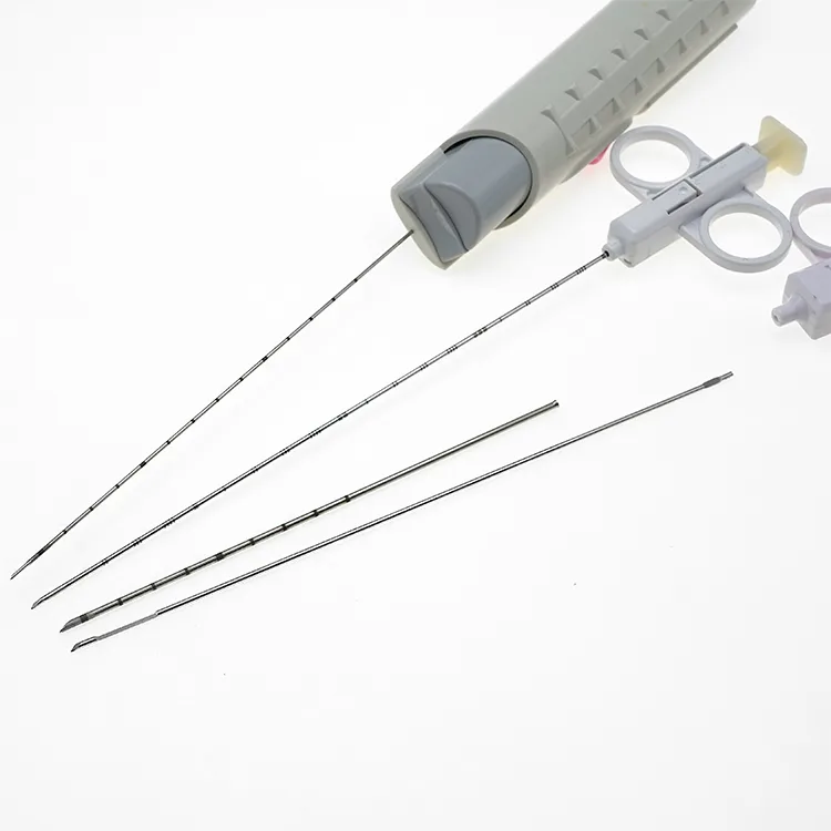 auto/semi-auto biopsy needles, ZorayPT | ISO13485-Certified Manufacturer | one of the few one-stop OEM/ODM manufacturers of minimally invasive surgical instruments in China, offering injection molding, metal processing, and assembly with top quality, competitive pricing, and fast delivery.