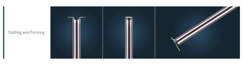 Slotting and forming, puncture needles, biopsy needles | ZorayPT
