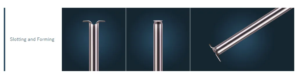 Slotting and forming, puncture needles, biopsy needles | ZorayPT
