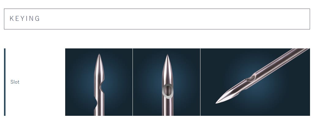 Slot, puncture needles, biopsy needles | ZorayPT