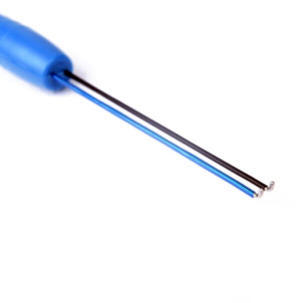 Custom Disposable Right Angle Double Hook Nerve Stimulator Probes by ZorayPT OEM Manufacturer