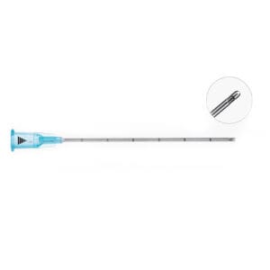 Disposable blunt Needle with side hole